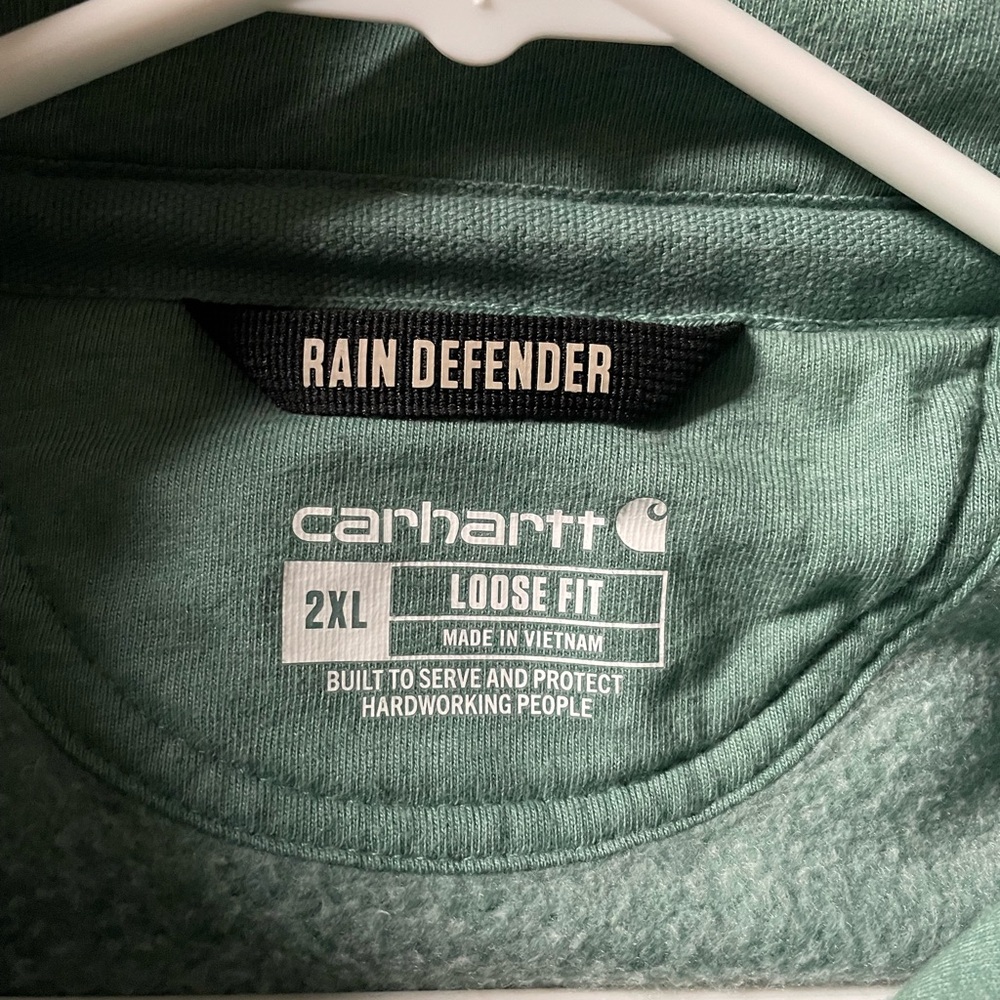 Carhartt NWOT Rain Defender Quarter-Zip Hoodie Rare, limited edition color - Picture 4 of 4